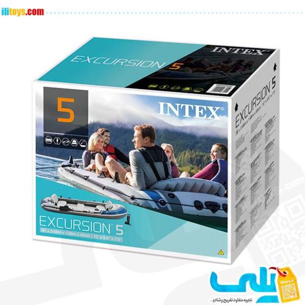 تصویر پیشفرض - قایق بادی 5 نفره اینتکس Intex Excursion