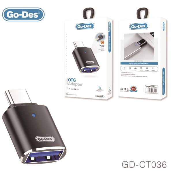 تصویر پیشفرض - مبدل USB-Cبه USB OTG(همراه با LED)