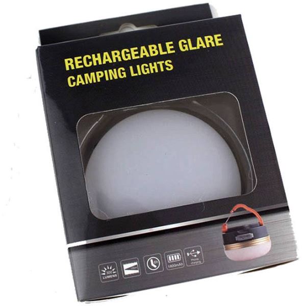 تصویر پیشفرض - چراغ شارژی چادر کمپینگ Rechargeable Glare Camping Light