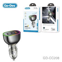 شارژر فندکی ماشین گو-دس مدلGD-CC208